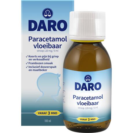 Daro Paracetamol Vloeibaar Kind 100 ML