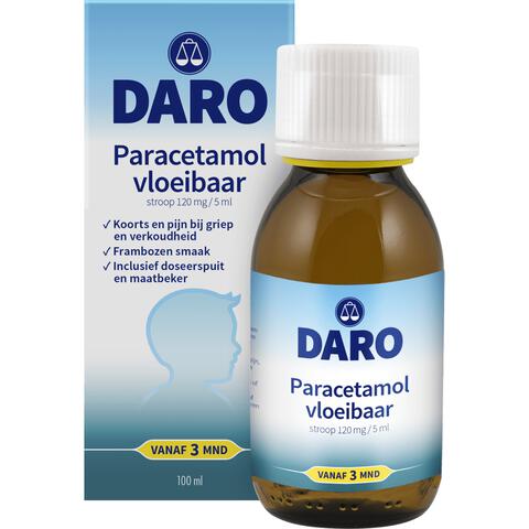 Daro Paracetamol Vloeibaar Kind 100 ML