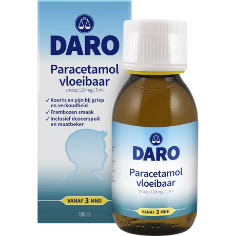 Daro Kind Paracetamol Vloeibaar 100 ML