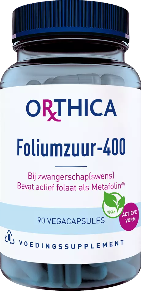 Orthica Foliumzuur-400 Capsules 90 stuks