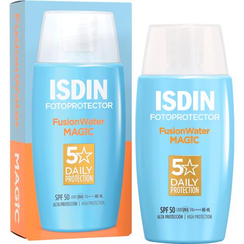 ISDIN Fotoprotector Fusion Water Magic Zonnebrand Gezicht SPF50 50 ML 