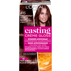 L'Oréal Paris Casting Crème Gloss Haarverf 415 Iced Chestnut Midden Kastanjebruin