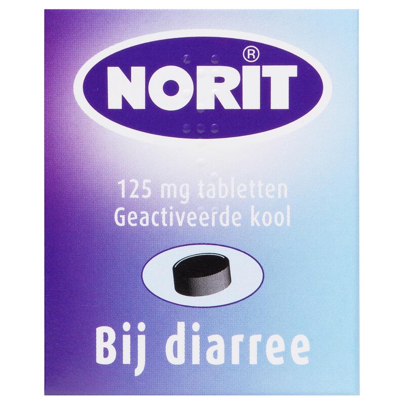 Norit 125 MG Tabletten 50 stuks