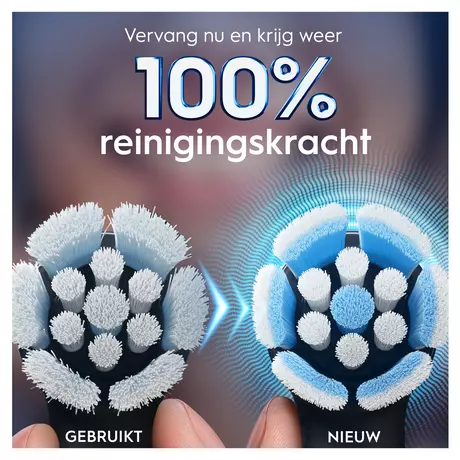 Oral-B iO Gentle Care Opzetborstels Zwart 2 Stuks