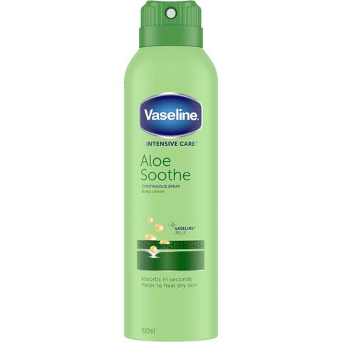 Vaseline Intensive Care Aloe Soothe Bodylotion Spray 190 ML