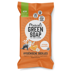 Marcel's Green Soap Hygiënische Doekjes Sinaasappel & Jasmijn 60 stuks