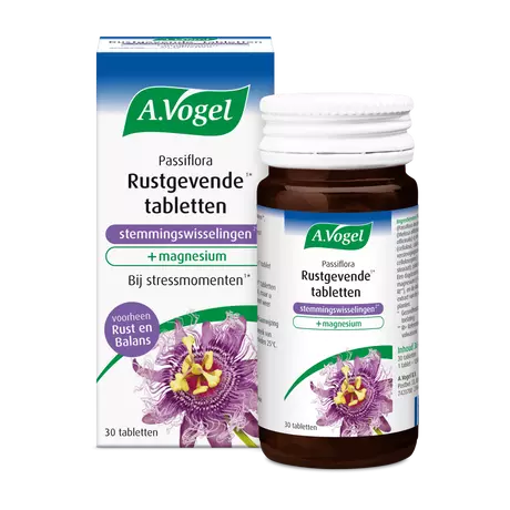 A.Vogel Passiflora Rustgevende1* Tabletten Stemmingswisselingen2* 30 stuks