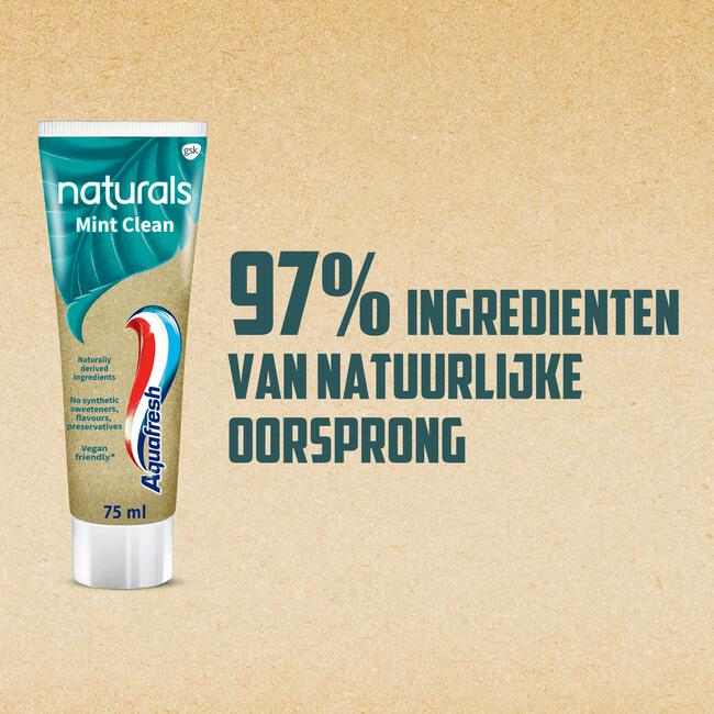Aquafresh Naturals Tandpasta Mint Clean 75 ML