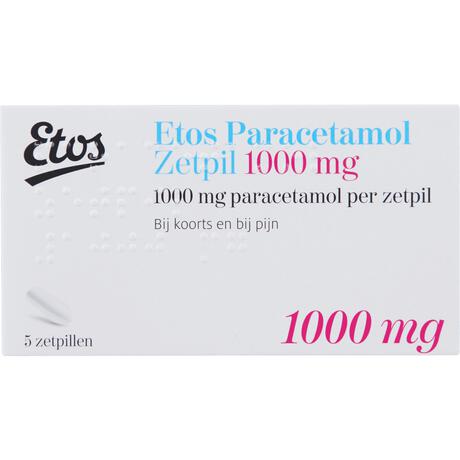 Etos Paracetamol 1000 mg Zetpil