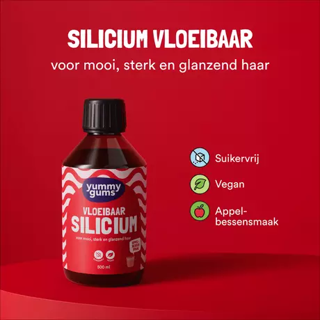 Yummygums Vloeibaar Silicium Suikervrij 500 ML