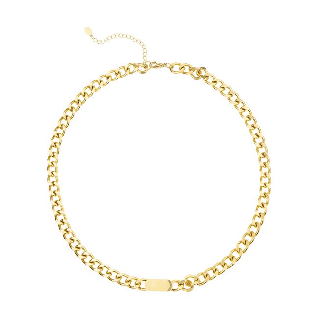 BiSjU Jewellery Ketting Klein Hartje Gold Plated