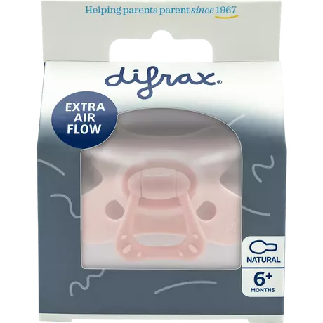 Difrax Fopspeen Natural 6M+ Se Pink Opal
