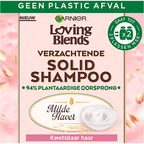 Garnier Loving Blends Milde Haver Shampoo Bar 60 GR