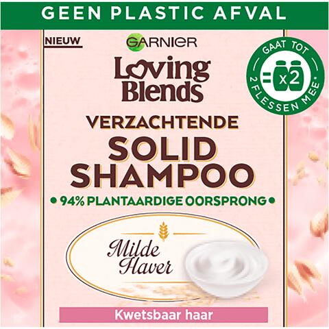 Garnier Loving Blends Milde Haver Shampoo Bar 60 GR