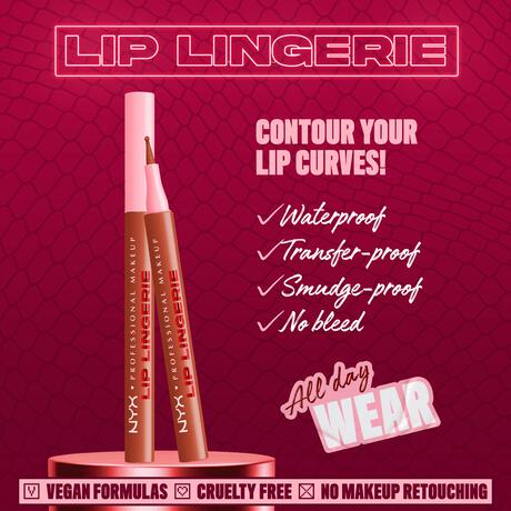 NYX Professional Makeup Lip Lingerie Liner Stain 02 Naughty Nude Bruin