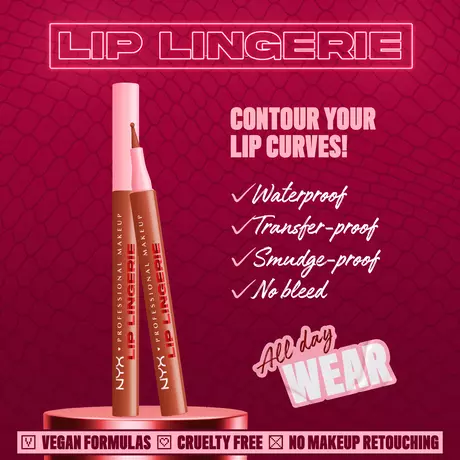 NYX Professional Makeup Lip Lingerie Liner Stain 02 Naughty Nude Bruin
