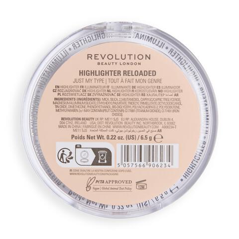 Revolution Reloaded Highlighter Just My Type Talc Free