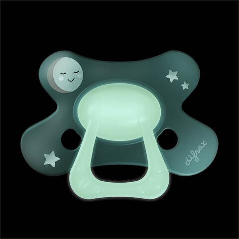 Difrax Fopspeen Natural 6+ M Glow In The Dark