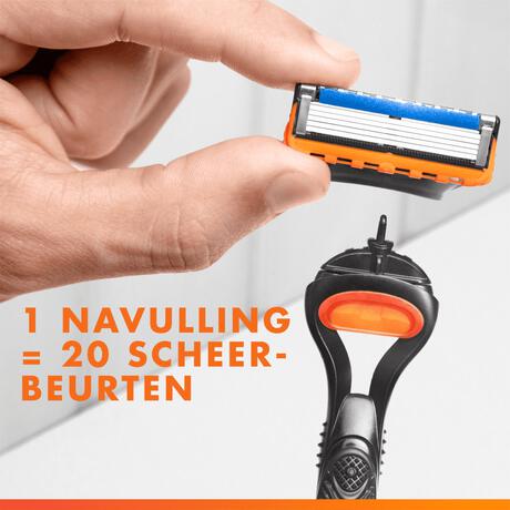 Gillette Fusion5 Navulmesjes 4 Stuks