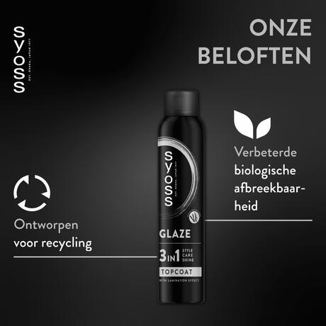 Syoss Glaze Topcoat Spray 200 ML