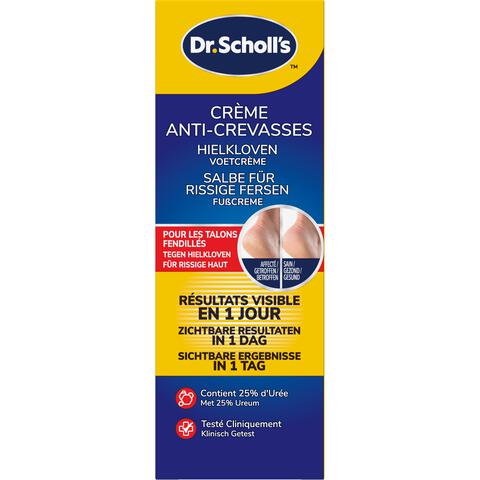 Dr.Scholl's tegen Hielkloven Voetcrème met 25% Ureum 60 ML