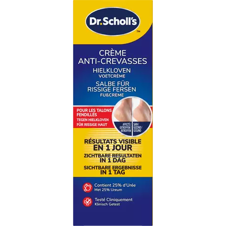 Dr.Scholl's tegen Hielkloven Voetcrème met 25% Ureum 60 ML