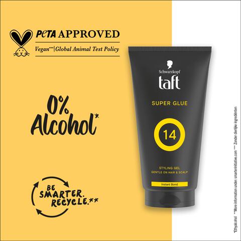 Taft Styling Gel Super Glue Gel 150 ML
