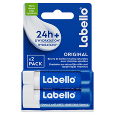 Labello Original Lippenbalsem 24u Hydratatie 2 stuks