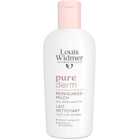 Louis Widmer Purederm Reinigingsmelk Licht Geparfumeerd 200 ML