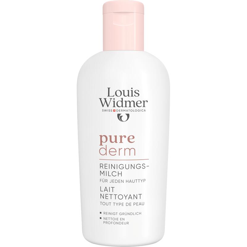 Louis Widmer Purederm Reinigingsmelk Licht Geparfumeerd 200 ML