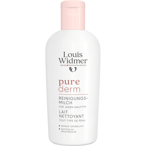Louis Widmer Purederm Reinigingsmelk Licht Geparfumeerd 200 ML