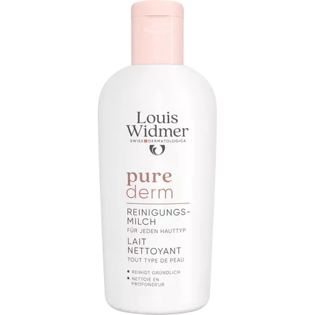 Louis Widmer Purederm Reinigingsmelk Licht Geparfumeerd 200 ML