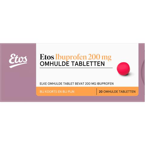 Etos Ibuprofen 200 mg Omhulde Tabletten