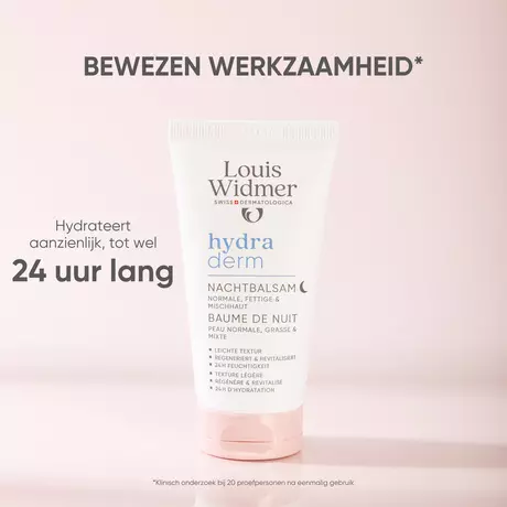 Louis Widmer Hydraderm Nachtbalsem Licht Geparfumeerd 50 ML