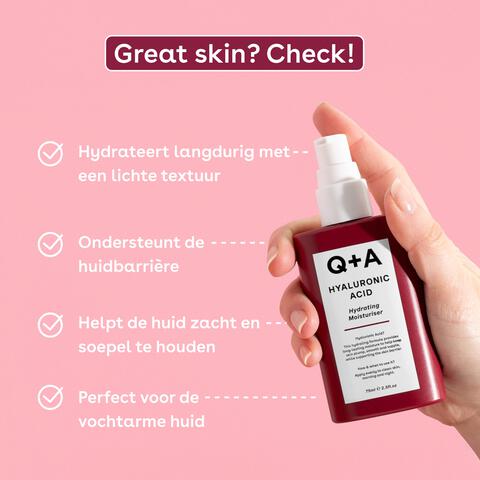 Q+A Hyaluronic Acid Daily Moisturiser 75 ML