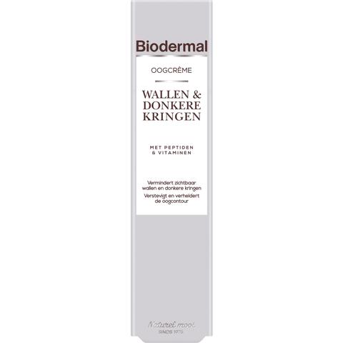 Biodermal Oogcrème bij Wallen & Donkere Kringen 15 ml
