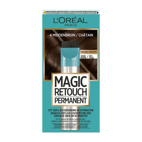 L'Oréal Paris Magic Retouch Permanente Haarverf 4 Middenbruin