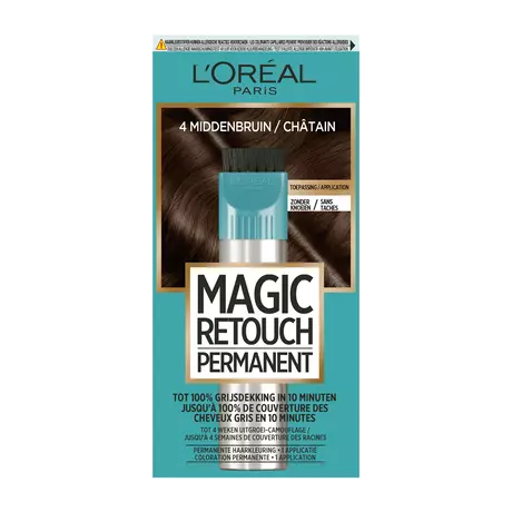 L'Oréal Paris Magic Retouch Permanente Haarverf 4 Middenbruin