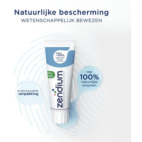 Zendium Fresh+White Tandpasta 75 ML