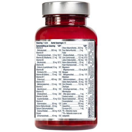 Lucovitaal Multi+ Compleet Vrouw 40 Tabletten