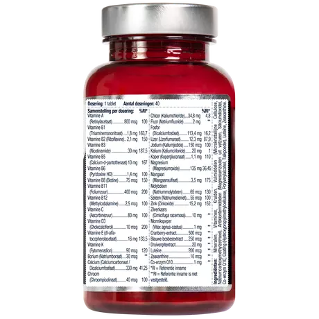 Lucovitaal Multi+ Compleet Vrouw Tabletten 40 stuks