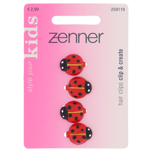 Zenner Haarclip kids 4x