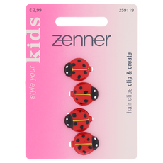 Zenner Haarclip kids 4x