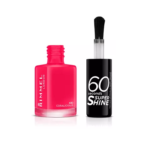 Rimmel London 60 Seconds SuperShine Nagellak 430 Coralicious 8 ML