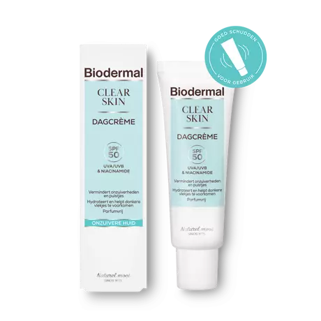 Biodermal Clear Skin Dagcrème Spf50 40 Ml