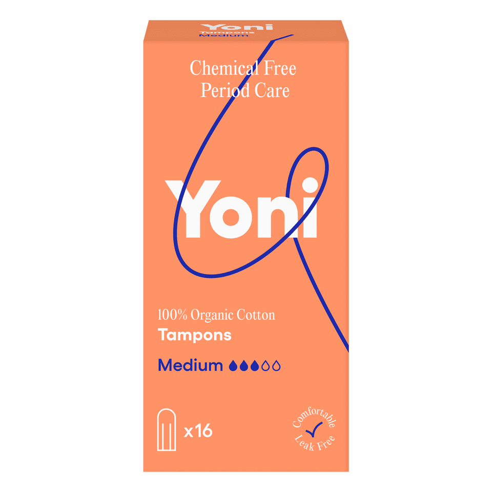 Yoni Tampons Medium 100% Biologisch Katoen 16 - 16 stuks