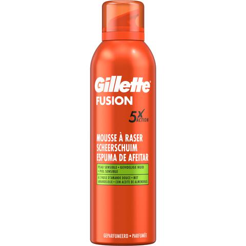 Gillette Fusion Scheerschuim Gevoelige Huid 250 ML