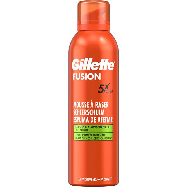 Gillette Fusion Scheerschuim Gevoelige Huid 250 ML