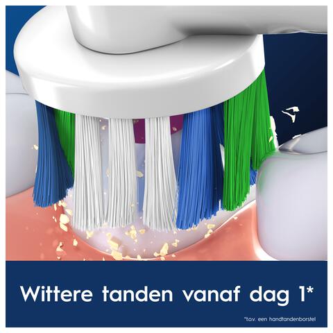 Oral-B 3D White Opzetborstels Wit 4 Stuks