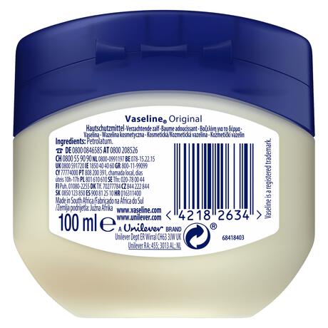 Vaseline Original Petroleum Jelly 100 ML
